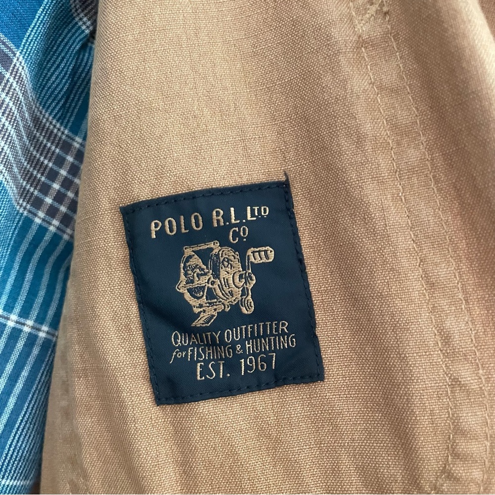 Polo Ralph Lauren Cotton Hunting Jacket with Corduroy Collar and Cuffs - Picture 8 of 9